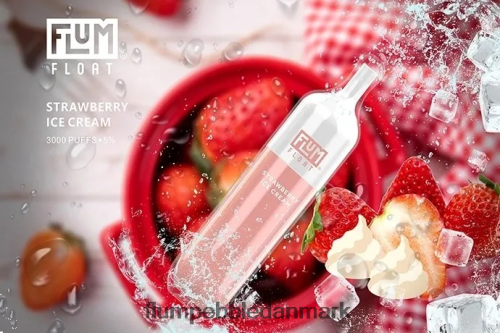 FLUM FLOAT 3000 pust jordbær is H2LZ6X74 Flum Pebbles Flavors