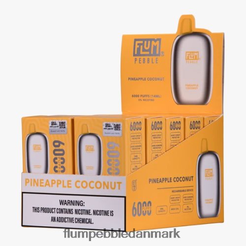 FLUM PEBBLES 6000 pust 10 pakker ananas kokos H2LZ6X66 Flum Pebbles Price