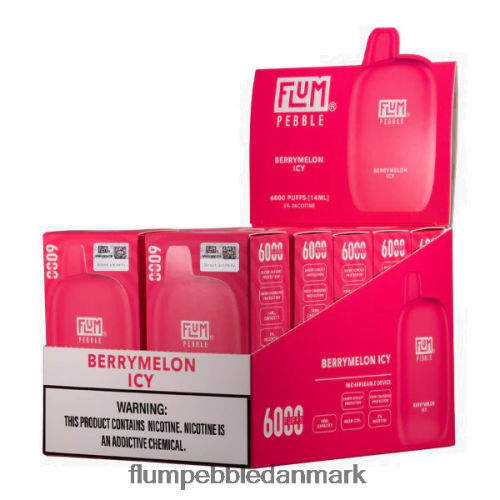 FLUM PEBBLES 6000 pust 10 pakker bærmelon iskolde H2LZ6X8 Flum Pebbles Flavors List