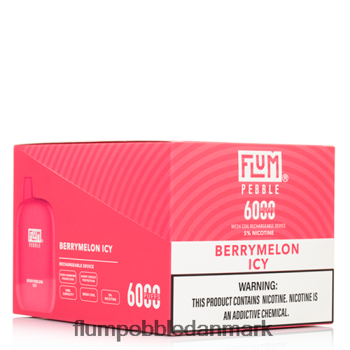 FLUM PEBBLES 6000 pust 10 pakker bærmelon iskolde H2LZ6X8 Flum Pebbles Flavors List