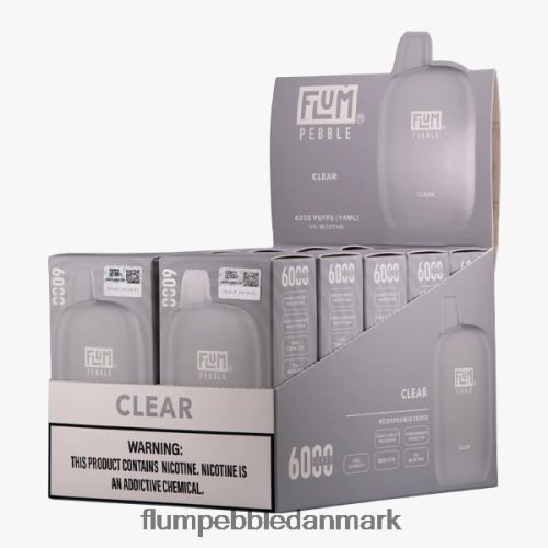 FLUM PEBBLES 6000 pust 10 pakker klar H2LZ6X23 Flum Pebbles Vape Danmark