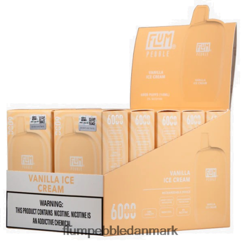 FLUM PEBBLES 6000 pust 10 pakker vanilje is H2LZ6X85 Flum Pebbles Near Me