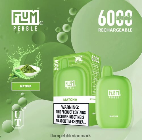 FLUM PEBBLES 6000 pust matcha H2LZ6X54 Flum Pebbles Flavors