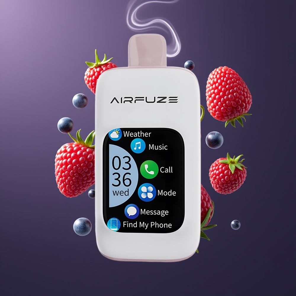 AirFuze Smart 30000 Puffs Disposable Pod Dansk Engros – 5% Nicotin, 900mAh, Type-C, Bær-Eksplosion