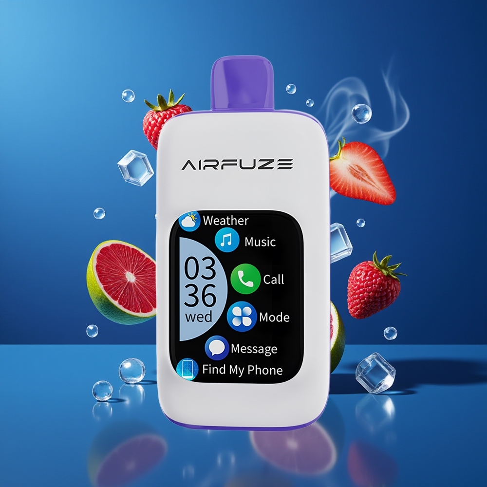 AirFuze Smart 30000 Puffs Disposable Pod Dansk engros med 5% nikotin, 900mAh batteri og Blå Hindbær Is