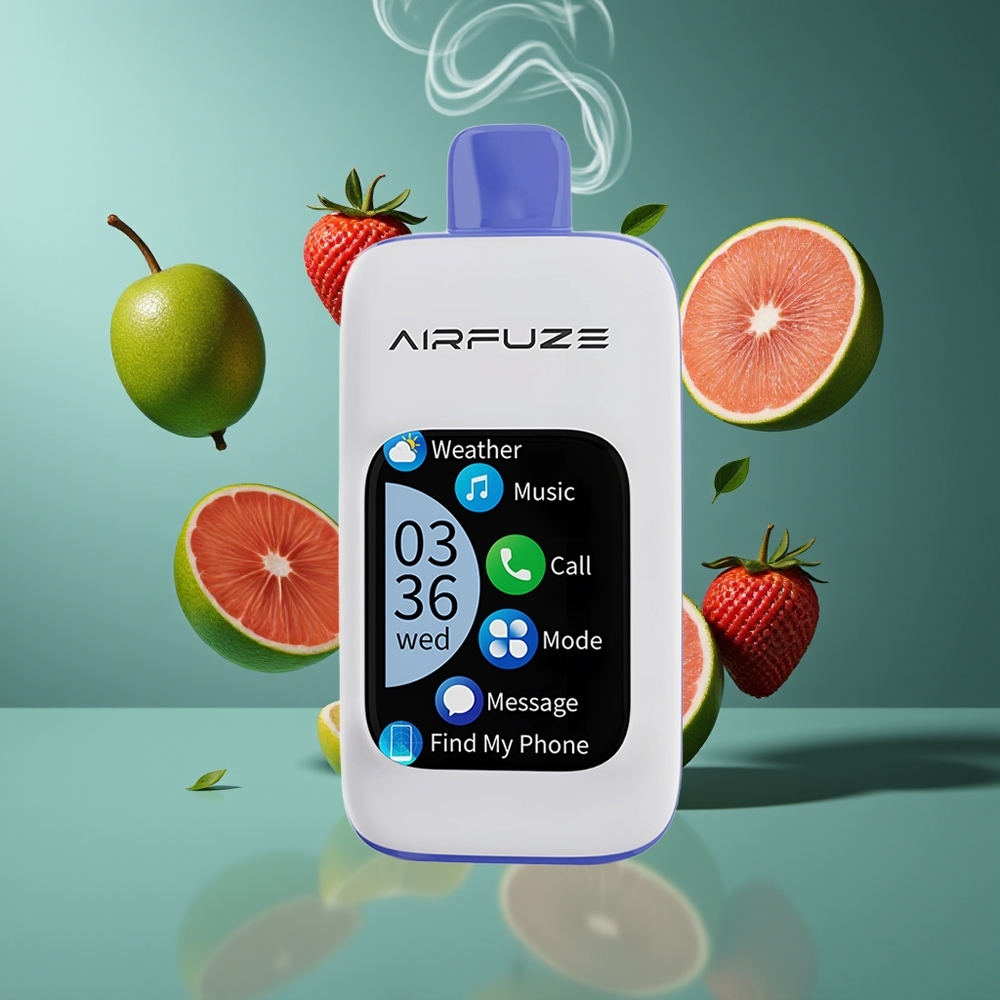 AirFuze Smart Pro 40000 Puffs Dansk Engros – 900mAh Genopladelig, 20ML E-væske, Miami Mint (Mynte)