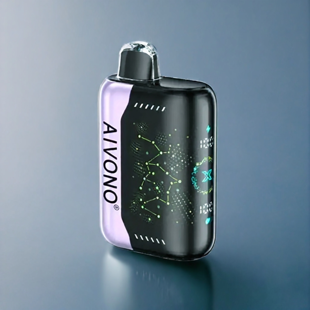 Aivono AIM BOOM 25000 Puffs Dansk engros - Grøn Æble Drue - 0%-5% Nikotin - 650mAh - Type-C