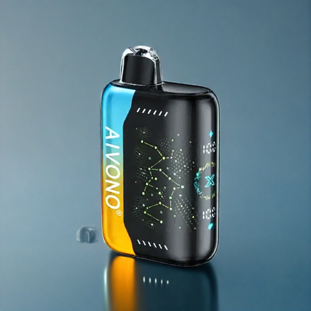 Aivono AIM BOOM 25000 Puffs Dansk engros med Hindbær Fersken Lime - 0%-5% Nikotin, 650mAh, Type-C