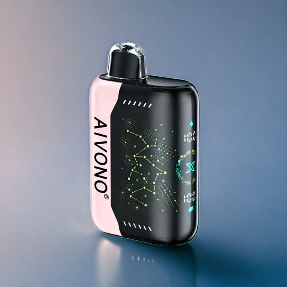 Aivono AIM BOOM 25000 Puffs Dansk engros med jordbær B Pop, 0-5% nikotin, 650mAh batteri, Type-C opladning