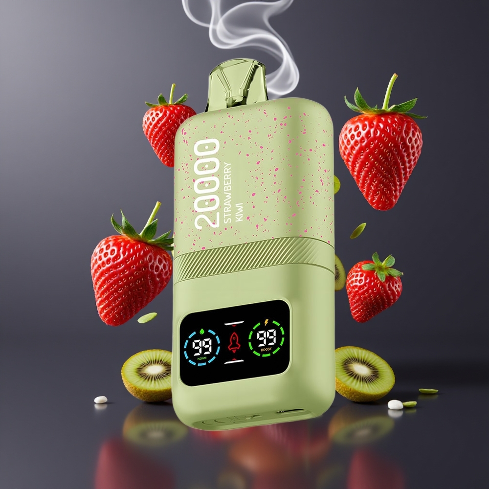 Aivono AIM MAGIC 20000 Puffs Dansk Engros – 26ml E-liquid, 600mAh Battery, Type-C, Jordbær Kiwi