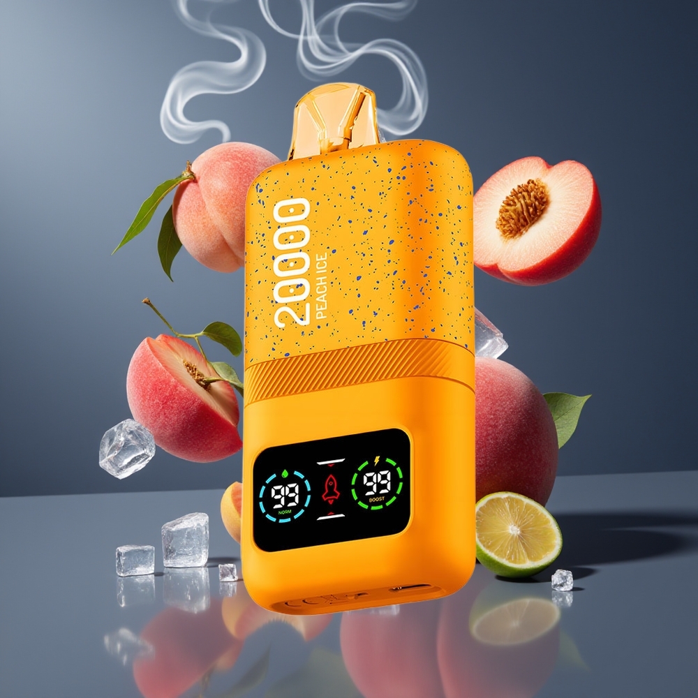 Aivono AIM MAGIC 20000 Puffs Dansk Engros – 26ml E-liquid, 600mAh, Type-C, Fersken Is