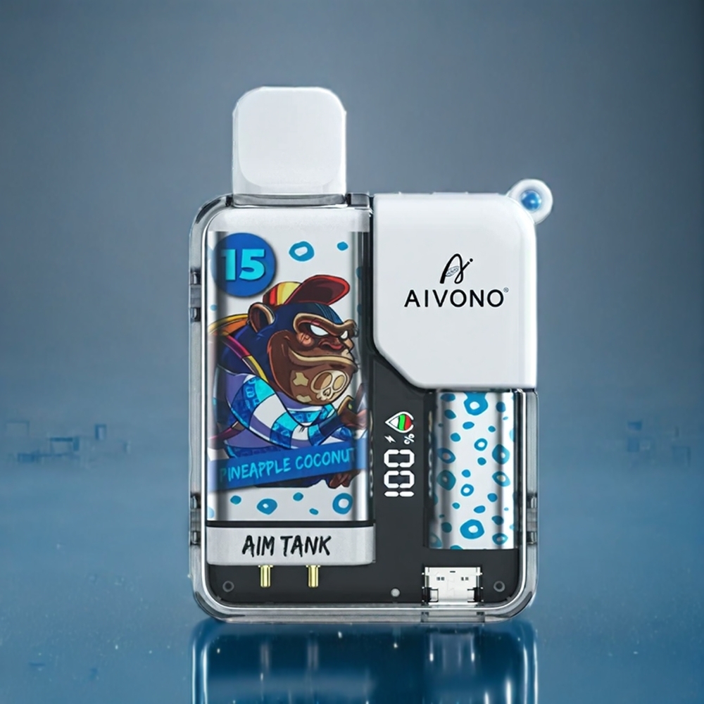 Aivono AIM-TANK 9500 Puffs Dansk engros med 18ml E-væske og Ananas Kokos