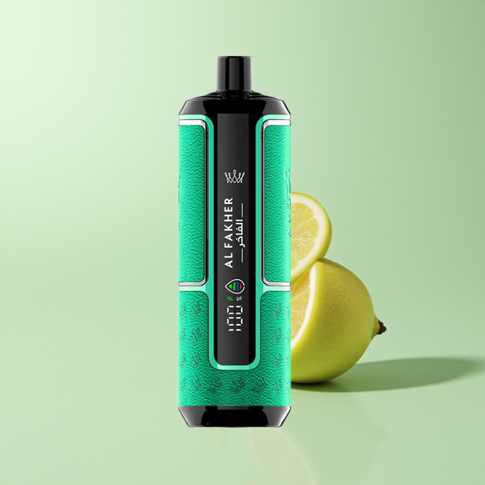 Al Fakher Crown Bar 15K Hypermax Engangs Vape Kit Dansk Engros Citron Mynte – 22ml, 600mAh, Type-C, 15.000 Pust