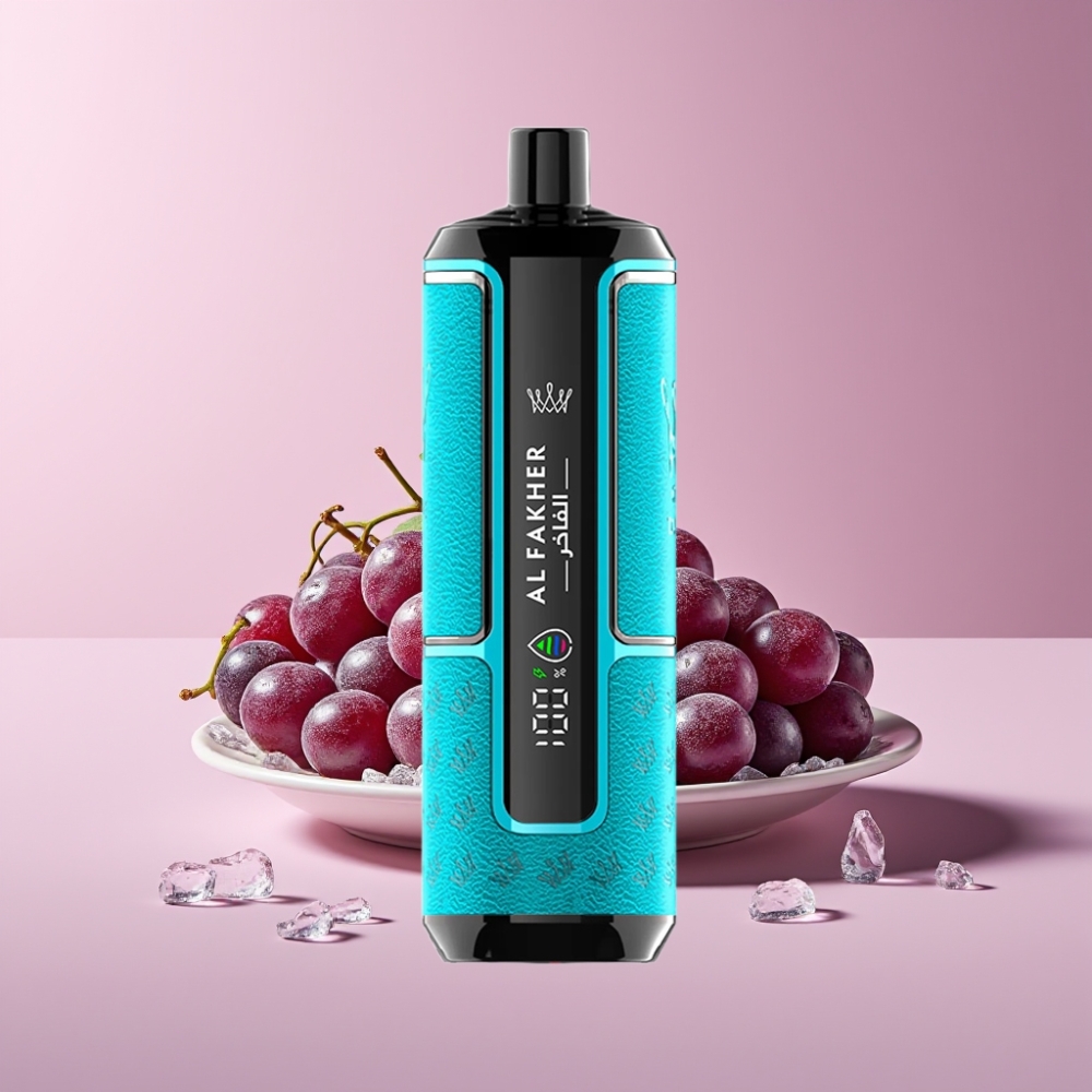 Al Fakher Crown Bar 15K Hypermax Engangs Vape Kit Dansk Engros – Sortsolbær Is – 22ml, 600mAh, Type-C, 15.000 Puffs