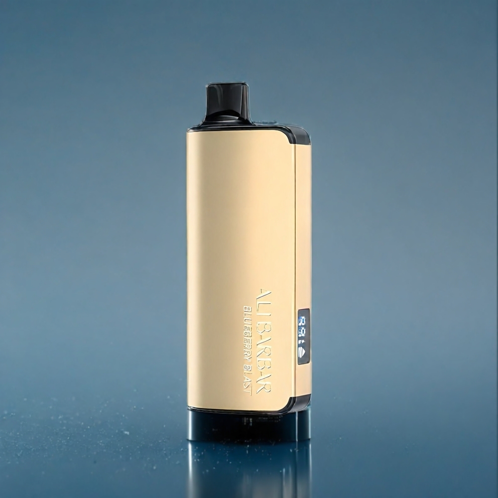 Alibarbar Ingot 9000 Puffs Dansk engros med Blåbær Smag - 22ml E-væske, 2350mAh Batteri, 90g