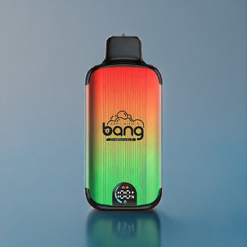 Bang 20000 Puffs Engangs vape Dansk Engros - Jordbær Vandmelon med Type-C Opladning og Smart Skærm