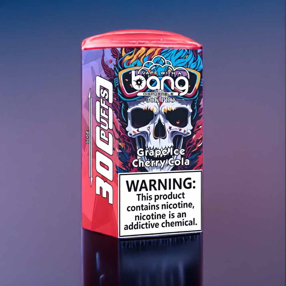 Bang 30K Pro 30000 Puffs Dansk Engros - Dual-Aroma System (Vind-Istid & Kirsebær Cola) - 36ml / 550mAh