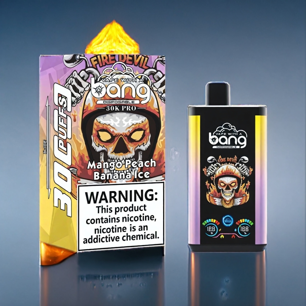 Bang 30K Pro 30000 Puffs Dansk Engros - Mango Peach & Banan Is - 36ml - 550mAh