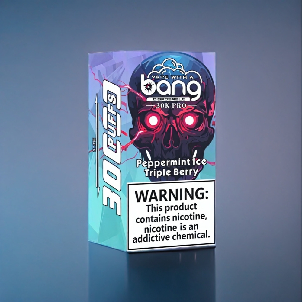 Bang 30K Pro 30000 Puffs Dansk engros - Pebermynte Is & Triple Bær - 36ml - 550mAh