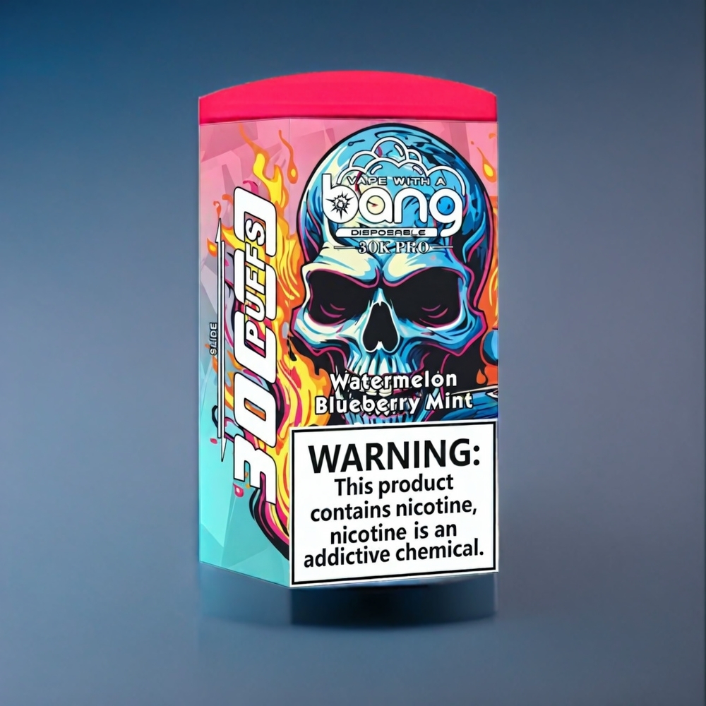 Bang 30K Pro 30000 Puffs Dansk engros - Vandmelon & Blåbær Mynte - 36ml - 550mAh