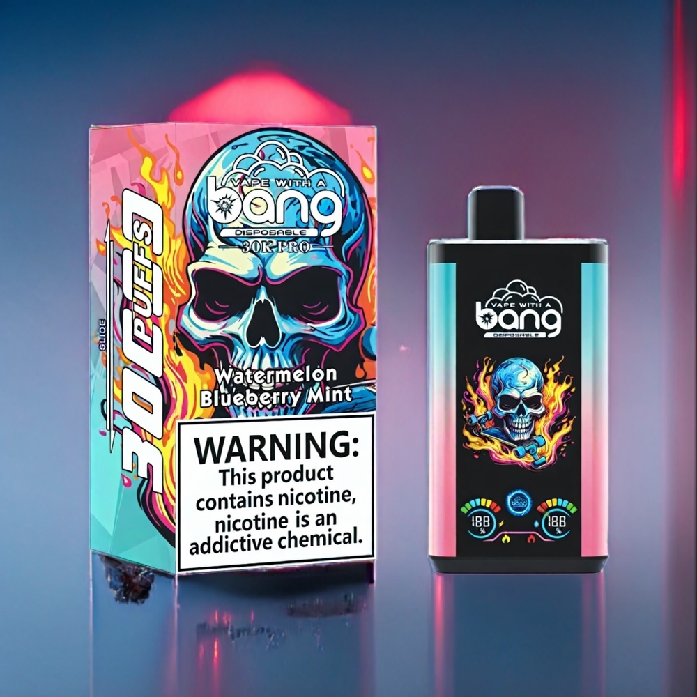 Bang 30K Pro 30000 Puffs Dansk engros - Vandmelon & Blåbær Mynte - 36ml - 550mAh