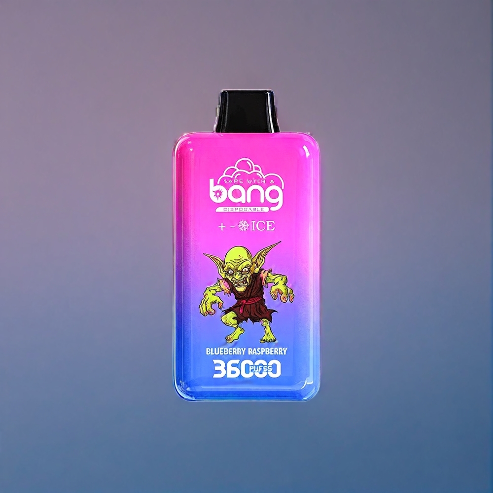 Bang 36000 Ice Level Engangsdevice Dansk Engros - Blåbær Hindbær (36000 Puffs, 36ml, 850 mAh)
