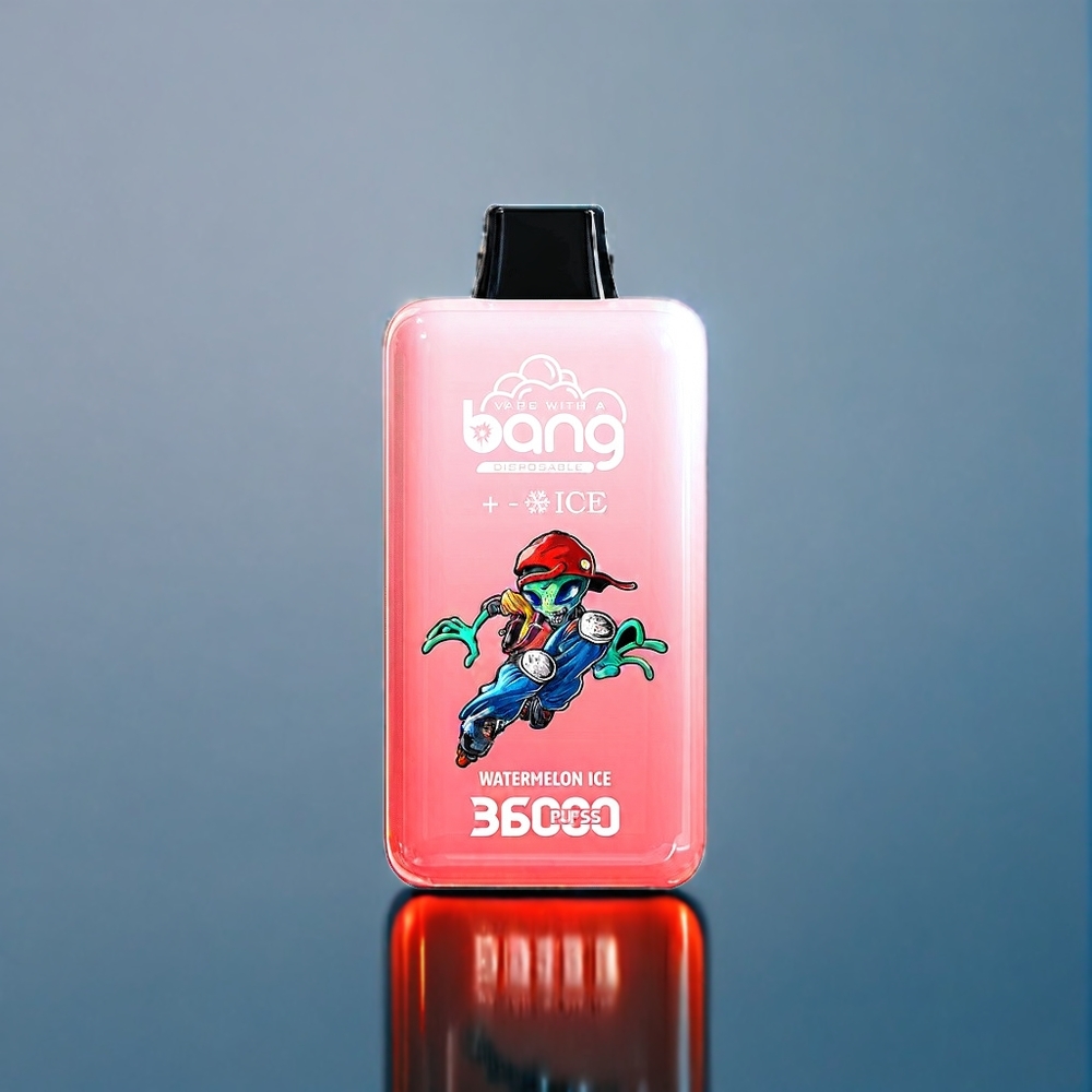 Bang 36000 Ice Level Engangsdevice Dansk Engros - Vandmelon Is (36000 Puffs, 36ml, 850 mAh)