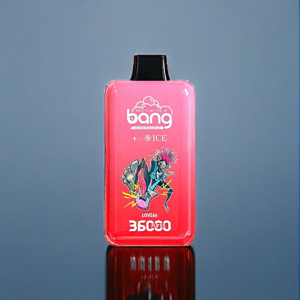 Bang 36000 Ice Level Engangsenhed Dansk Engros - 36000 Puffs, 36ml, 5% Nikotin, 1.0 Ohm Mesh spole
