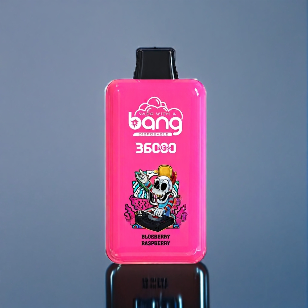 Bang 36000 Power Dansk Engros Engangs vape Blåbær Hindbær med 36ml E-væske og 850mAh Battery