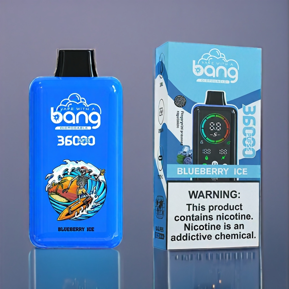 Bang 36000 Power Dansk Engros Engangs vape Blåbær Is