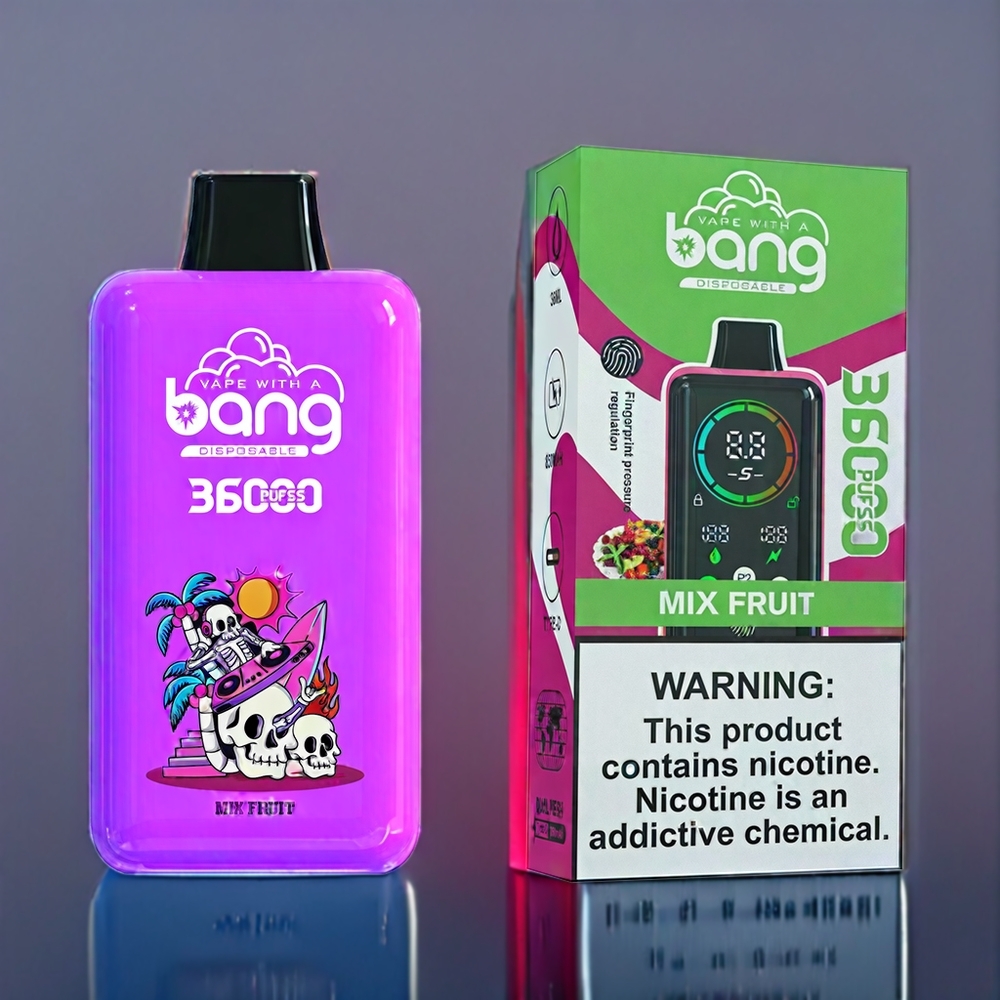 Bang 36000 Power Engangs vape Dansk Engros - 36ml, 36000 puff, Mix Frugt