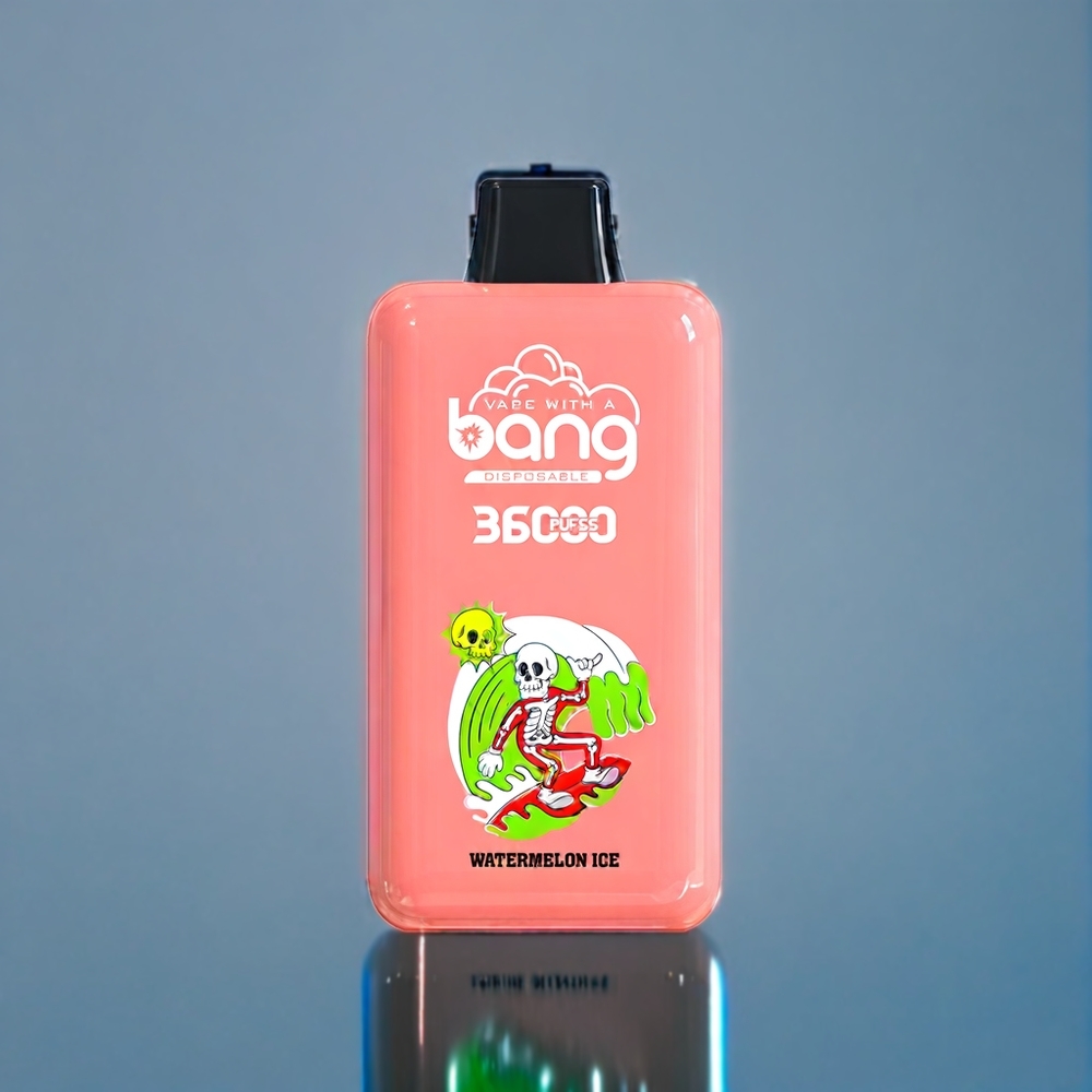 Bang 36000 Power Engangs vape Vandmelon Is Dansk Engros - 36ml, 850mAh, 36000 Puffs