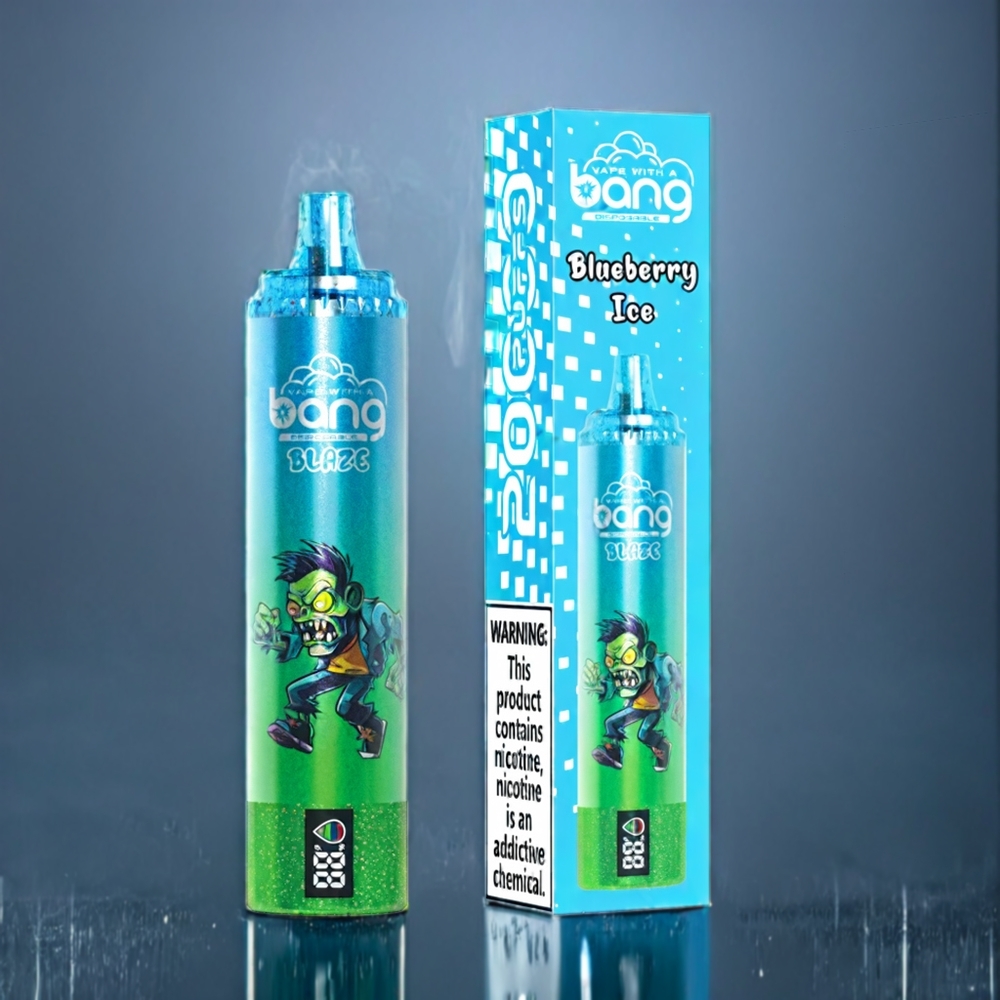 Bang Blaze Tornado 20000 Puffs Engangs Vape Dansk Engros med Blåbær Is, Type-C Opladning og Tilpasselig Luftstrøm