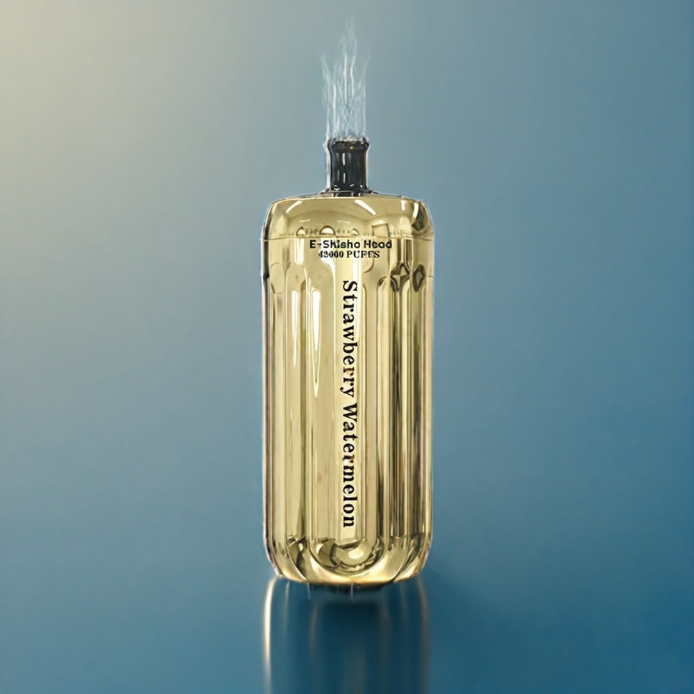 Bang E-Shisha Head 42000 Puffs Engangs Vape Dansk Engros - Jordbær Vandmelon (30ml, 1000mAh, 0.6 Mesh Dual Coil)