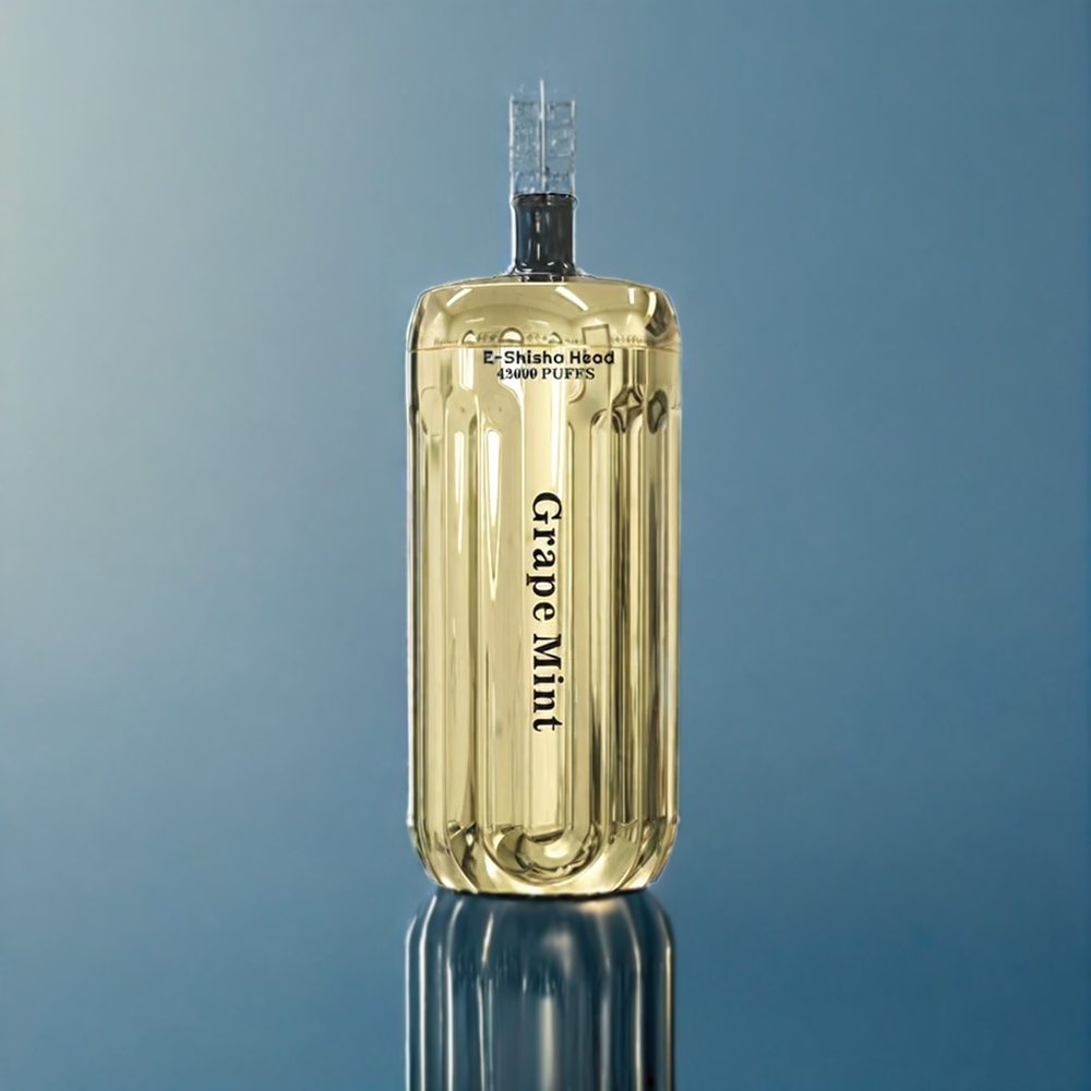 Bang E-Shisha Head 42000 Puffs Engangs Vape Dansk Engros med 30ml E-Væske og 1000mAh Batteri - Drue Mynte