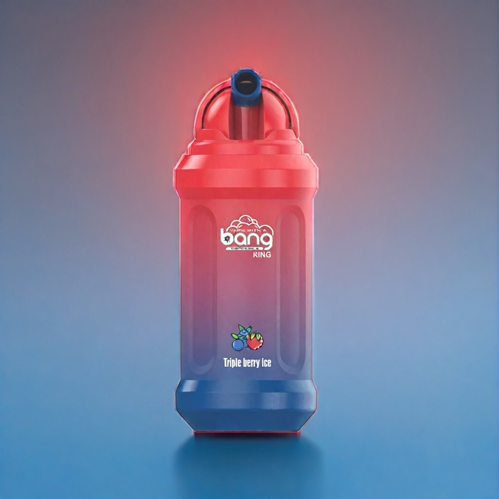 Bang King 12000 Puffs Dansk Engros Engangs vape Triple Bær Is - 23ml, 650 mAh, 1.2 Ohm Mesh spole