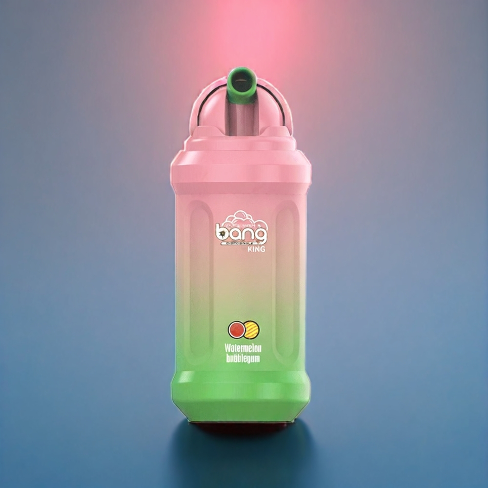Bang King 12000 Puffs Dansk Engros Vandmelon Bubblegum - 23ml, 650 mAh, Mesh spole 1.2 Ohm