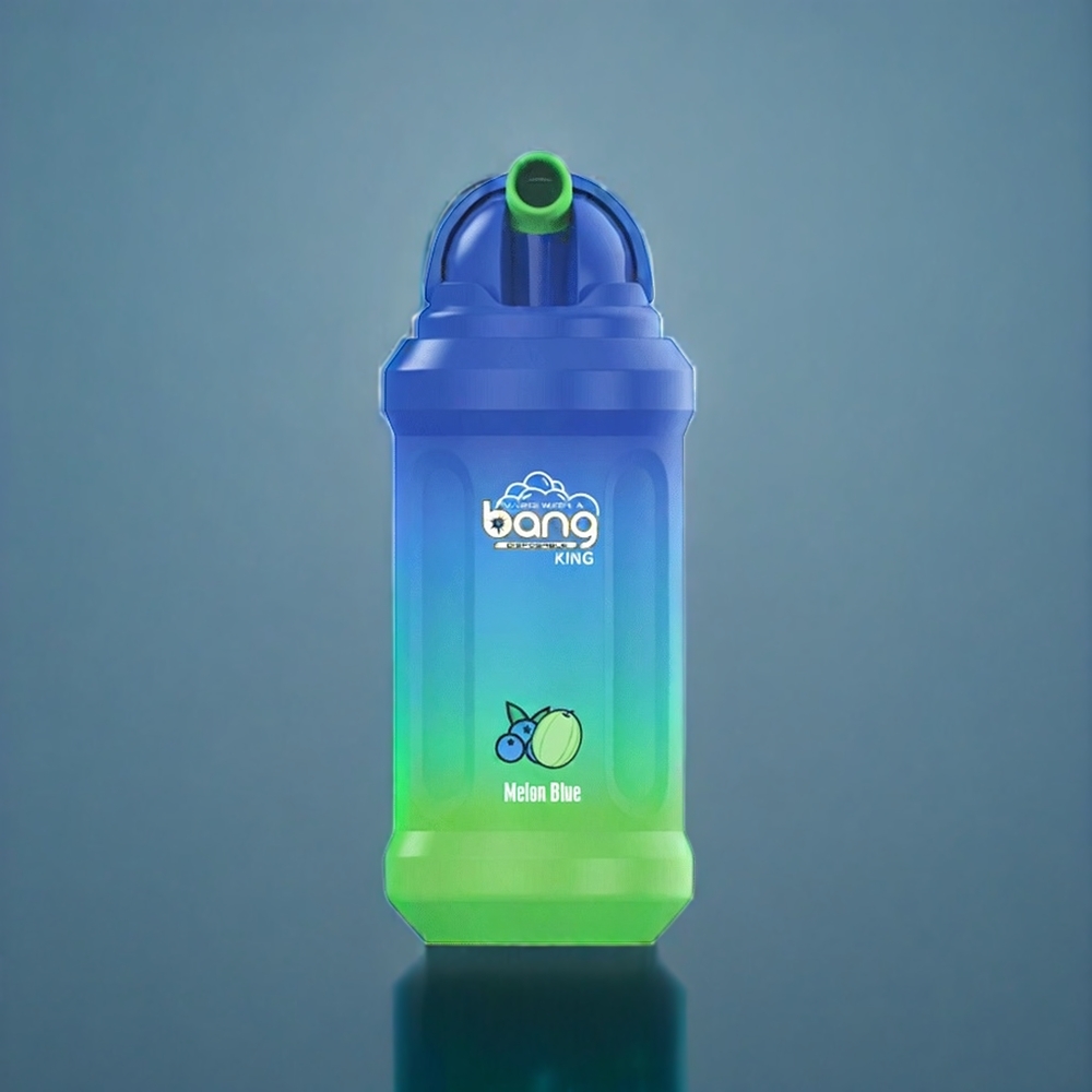 Bang King 12000 Puffs Dansk engros - 23ml E-væske, 650 mAh, 1,2 Ohm Mesh spole, Melon Blå