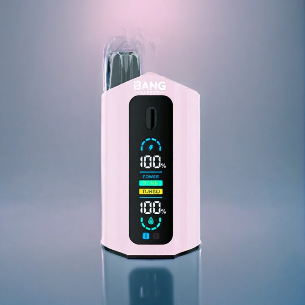 Bang Leader 50000 Puffs Dansk Engros Engangs vape med Hindbær Mojito og Kirsebær Hindbær Lime