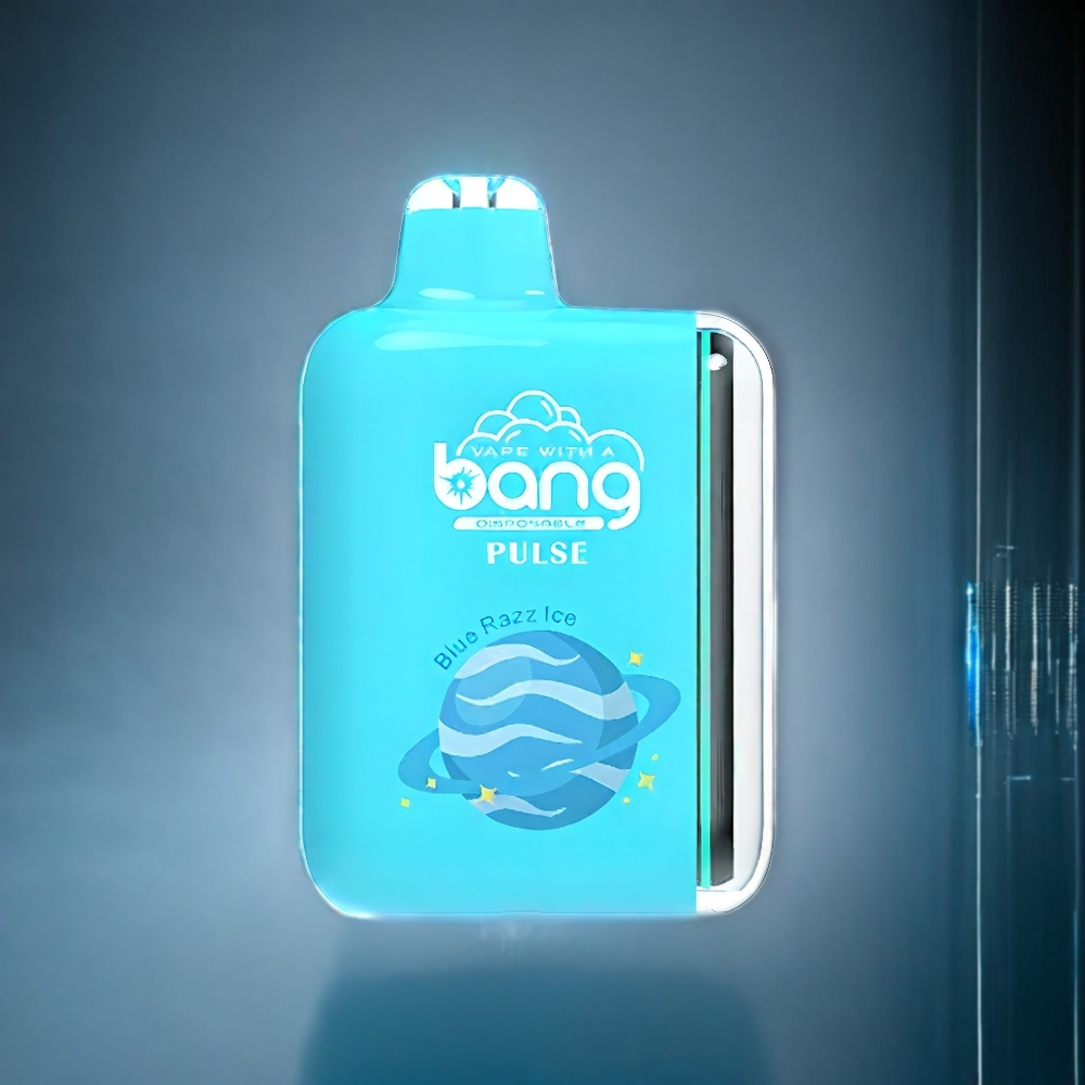 Bang Pulse 18000 Puffs Dansk Engros Engangs vape Type-C 650mAh Blå Hindbær Is