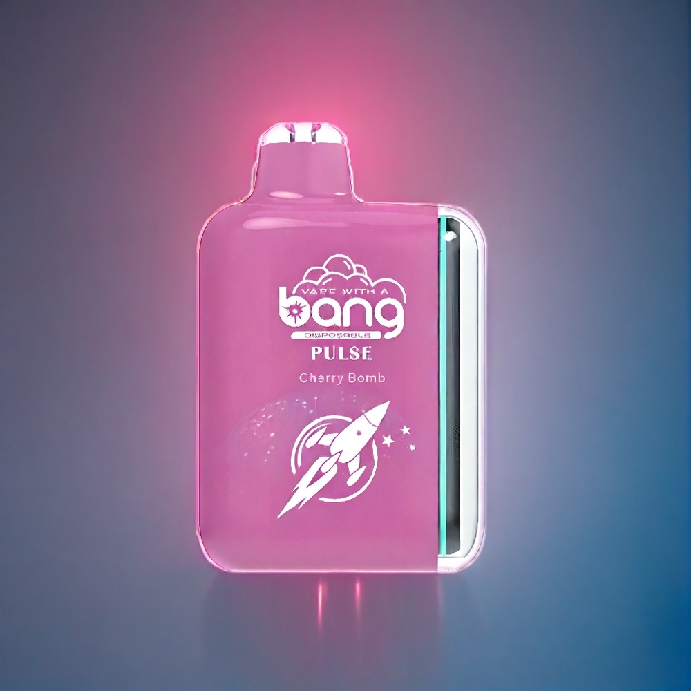 Bang Pulse 18000 Puffs Engangs Vape Dansk Engros - Type-C, 650mAh, Kirsebær Bombe