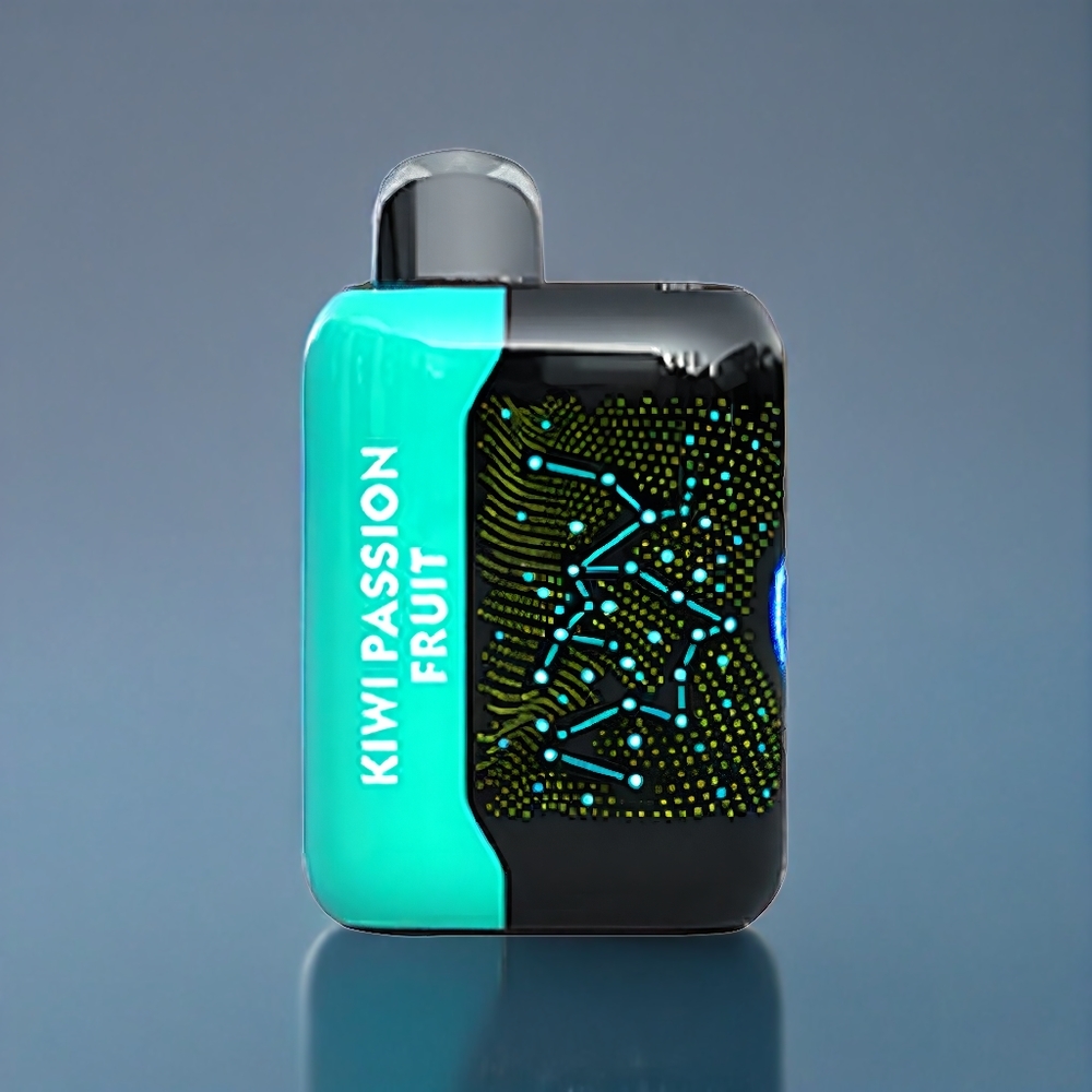 Bang Starry 25000 Puffs Engangs Vape Dansk Engros med 28ml E-væske, 800 mAh, Type-C opladning og Kiwi Passionsfrugt