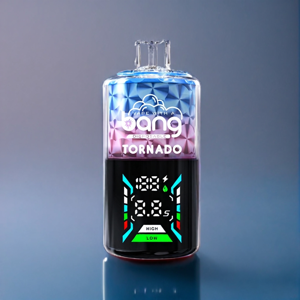 Bang Tornado 40000 Puffs Engangs vape Blåbær Hindbær Dansk engros