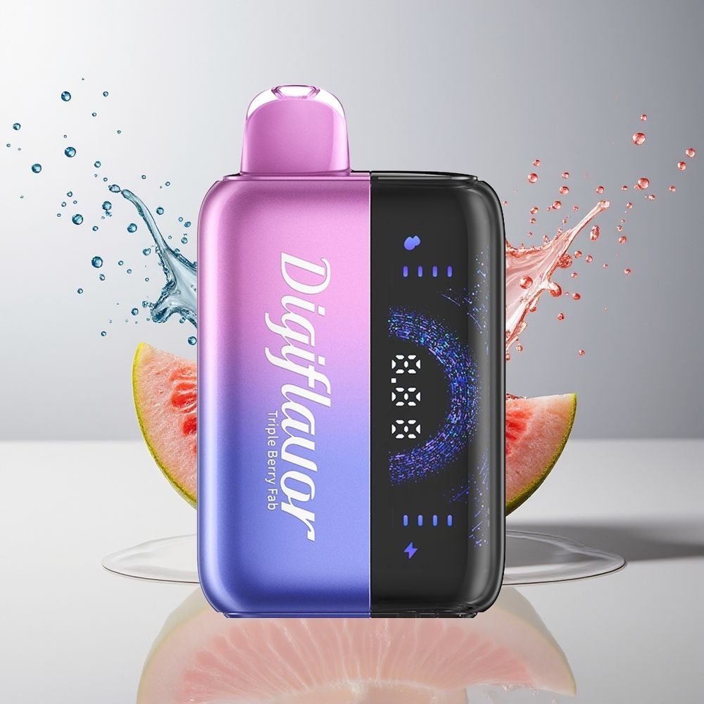 Digiflavor BRK 20000 Puffs Engangs E-cigaret Dansk Engros med 5% Nikotin og 12ml Triple Bær Smag