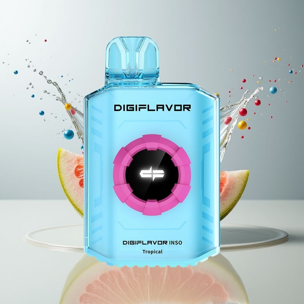 Digiflavor INSO 700 Puffs Dansk Engros Disposable Vape Tropisk med Dual-Mesh Coils