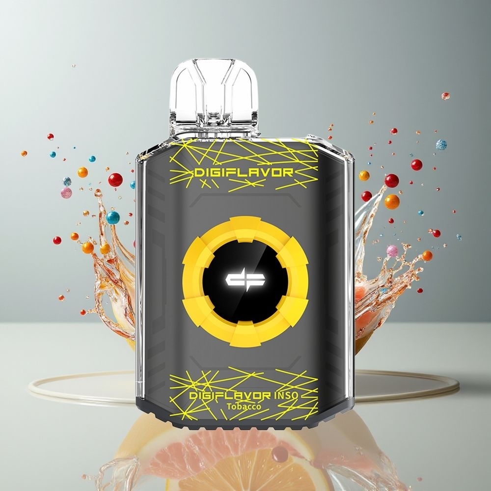 Digiflavor INSO 700 Puffs Engangs Damp Dansk Engros med Tobak og Dual-Mesh Coils