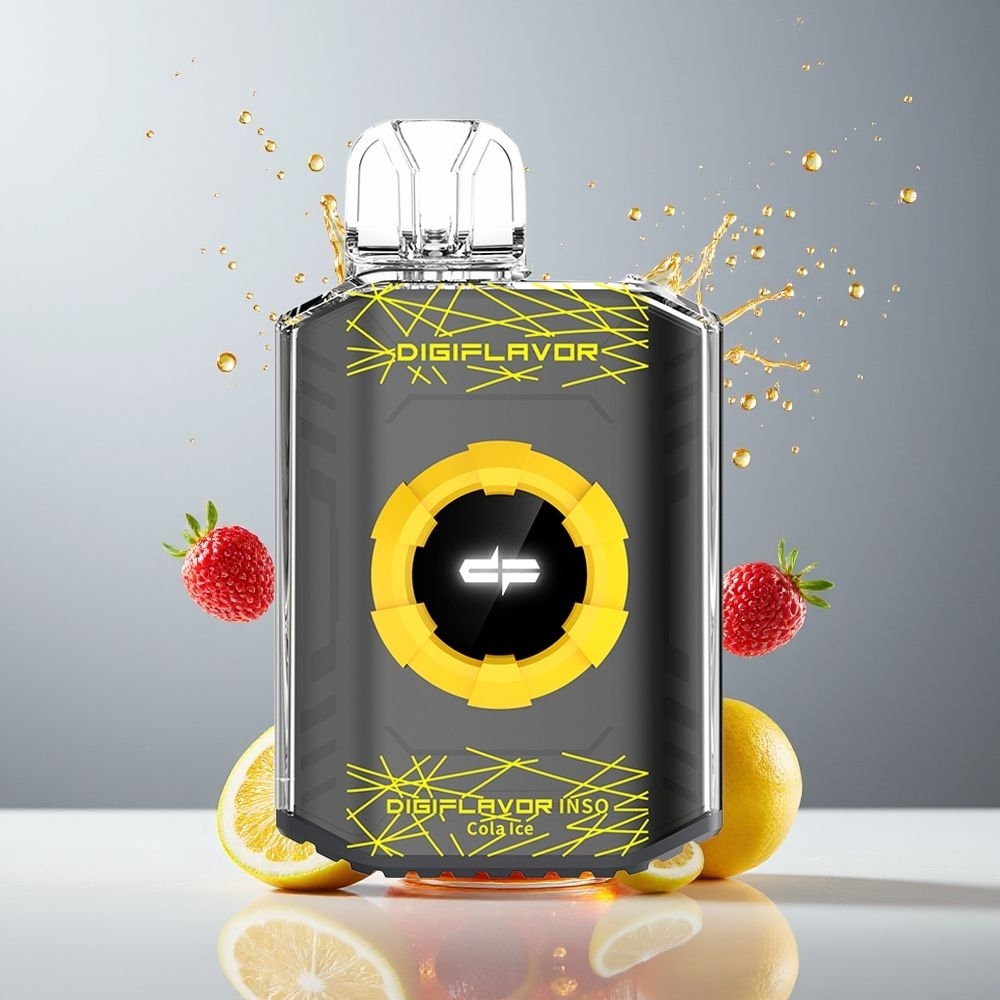 Digiflavor INSO 700 Puffs Engangs E-cigaret Dansk Engros med Dual-Mesh Coils og Cola Is