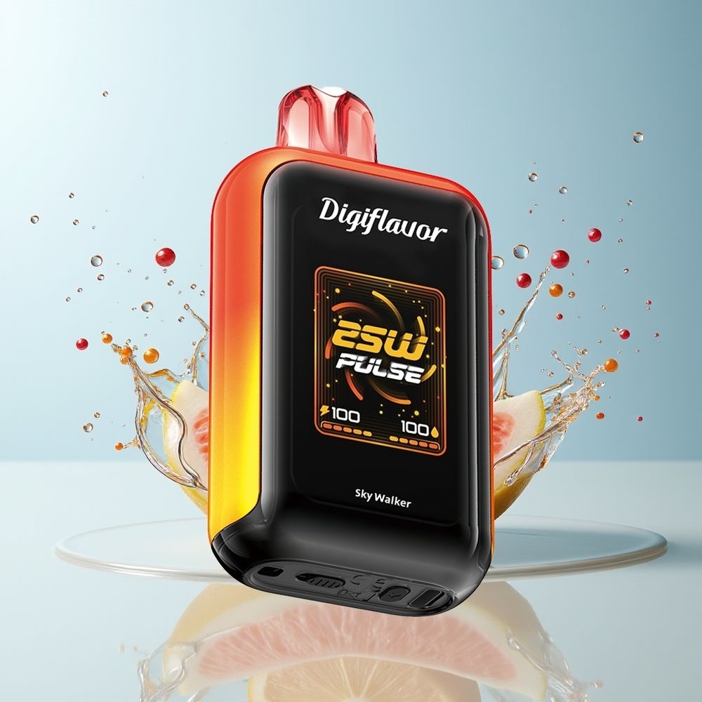 Digiflavor SKY 25K Puffs Dansk Engros Disposable Vape med 16,0 mL E-væske, 800 mAh Batteri & Justerbar Luftstrøm