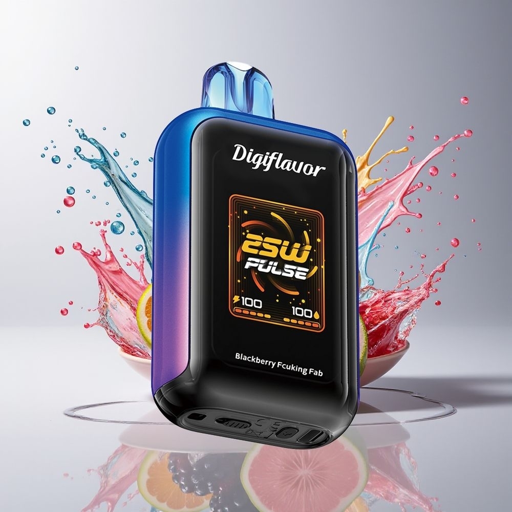 Digiflavor SKY 25.000 Puffs Engangs Vape Dansk Engros med Sortbær Smag, 16.0 mL E-væske, 800 mAh Batteri og USB Type-C