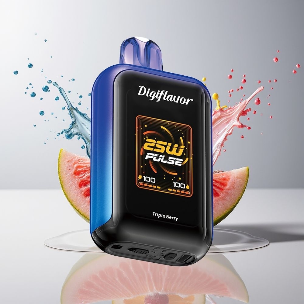 Digiflavor SKY 25.000 Puffs Engangs Vape Dansk Engros med Triple Bær, 16,0 mL E-væske & USB-C